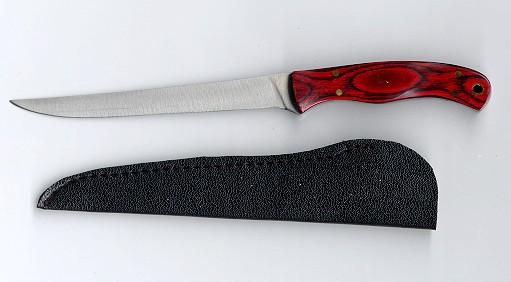 Filetiermesser mini Pakkaholzgriff