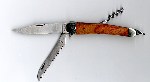 Taschenmesser Holz 3 tlg.