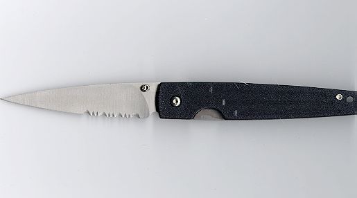 Fixiermesser Einhand schwarz