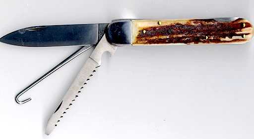 Fixierjagdmesser Hirschhorn