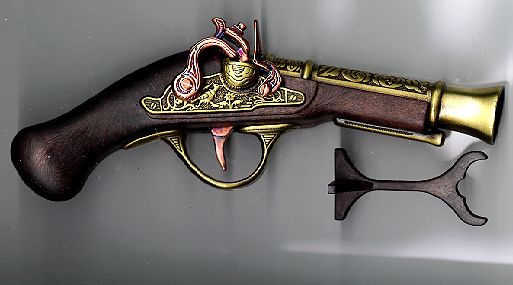 Pistole mit Feuerzeug