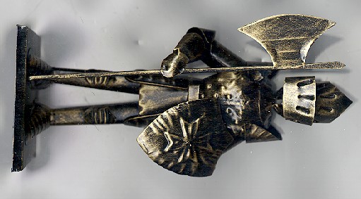 Ritterfigur Metall